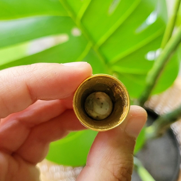 Vintage Gold Village Söll Tiroll Thimble - Picture 6 of 6